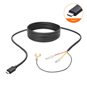 NEW - HWK12VC-OBD Road Angel Halo Pro Dash Cam 12V 2-in-1 Hardwire Kit- USB Type-C, Fuse Taps & OBD 2