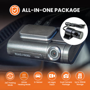 Refurbished - Road Angel Halo Pro Front and Rear Dash Cam - B Stock Used Approved