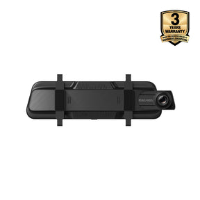 New - Halo View 3 4K – 2160p & 1080p Front & Rear Anti-Glare Mirror Dash Cam with integrated 10 inch LCD touchscreen & Reverse Parking Aid