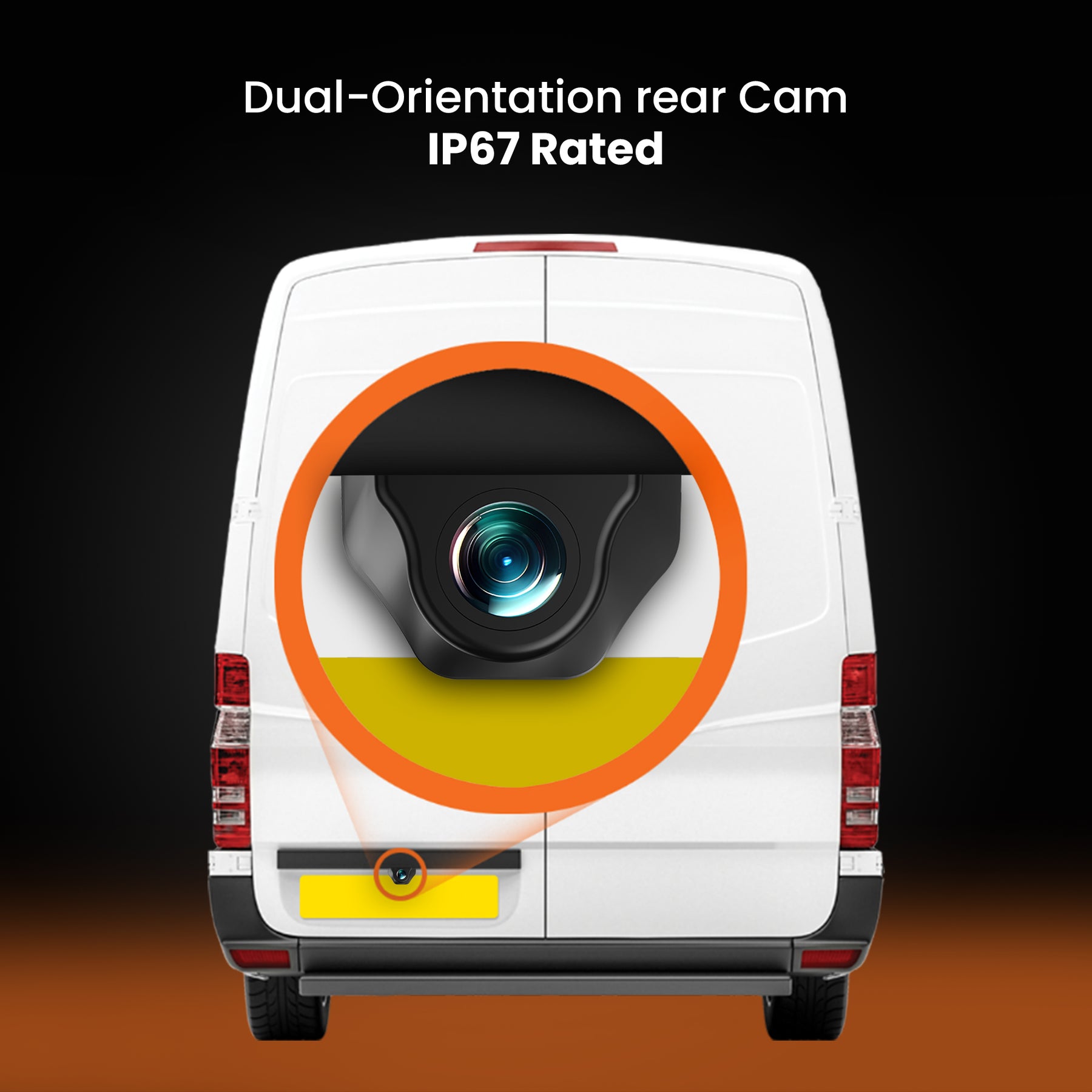 New - Halo View 3 4K – 2160p & 1080p Front & Rear Anti-Glare Mirror Dash Cam with integrated 10 inch LCD touchscreen & Reverse Parking Aid