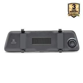 NEW - Road Angel Halo View 2 Rear View Mirror and Dash Cam with 64GB SD Card & Hardwiring Kit Bundle
