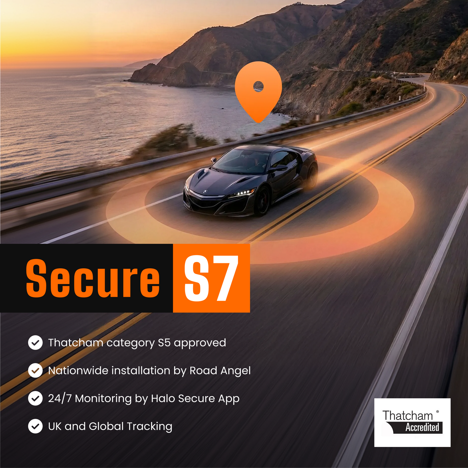 Secure S7 Tracker (Insurance Approved)